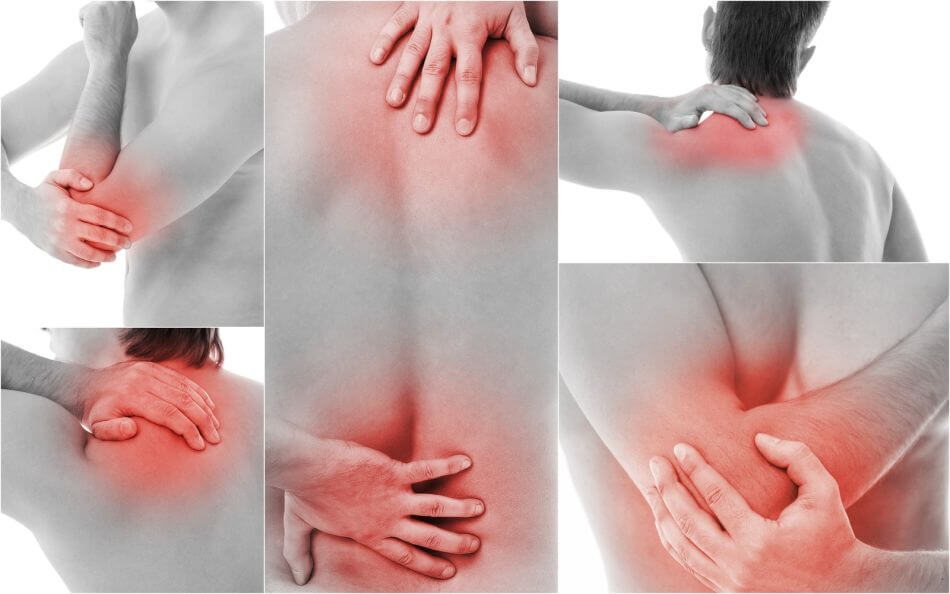 klawiterapia ból różnych części ciała